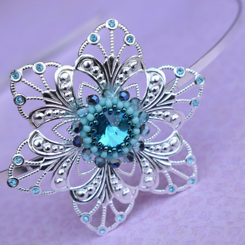 Slečna Mrazivá - čelenka Swarovski... — foto 2