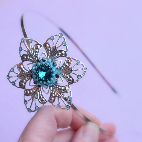 Slečna Mrazivá - čelenka Swarovski... — foto 4