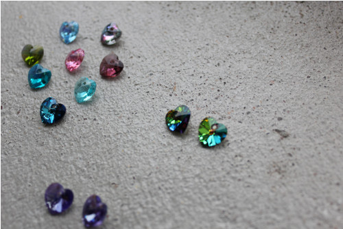 Srdíčka - přívesky - Swarovski — foto 3