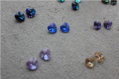 Srdíčka - přívesky - Swarovski — foto 4
