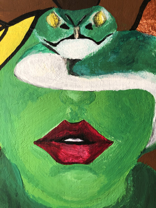 Obraz, malba "Medusa" — foto 3
