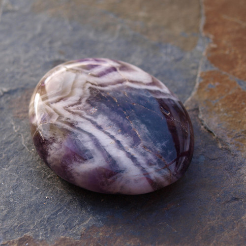 Ametyst chevron, placka 41 x 38 mm — foto 5
