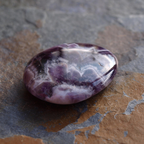 Ametyst chevron, placka 46 x 38 mm — foto 5