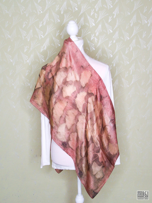 Ecoprint šálka - Mořena a Ginko — foto 4