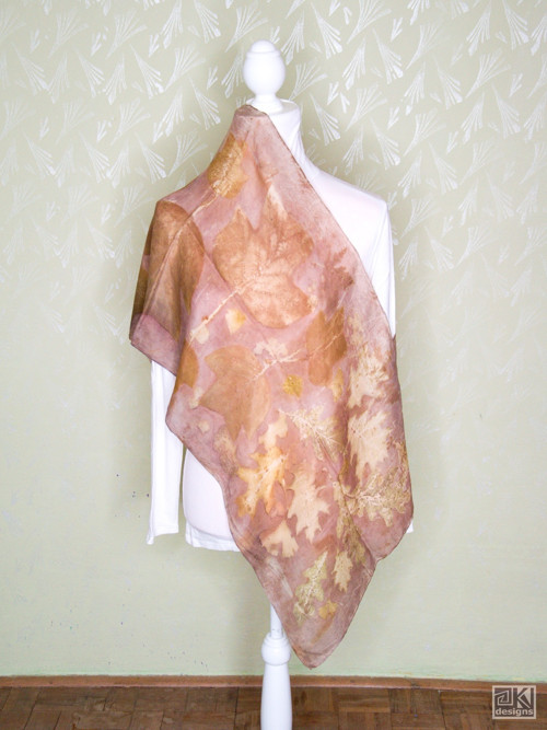 Ecoprint šálka - Liriodendron — foto 2