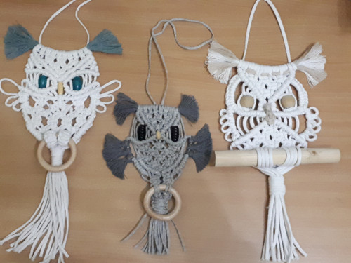 Macramé sova — foto 3