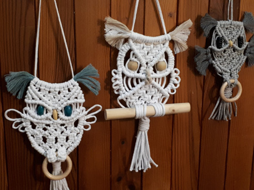 Macramé sova — foto 2