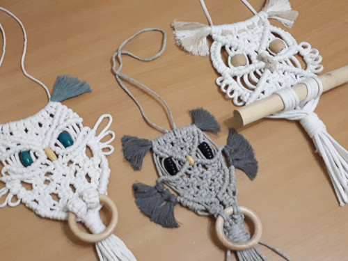 Macramé sova — foto 4