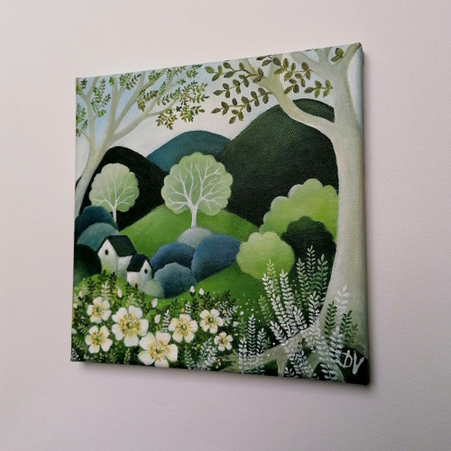 Rozkvetlé ráno (20x20 cm) — foto 5