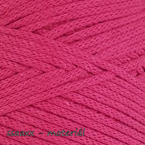 Příze Macrame Cotton ~ jasně růžová 771 — foto 2