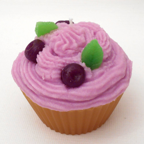 Svíčka borůvkový cupcake — foto 2