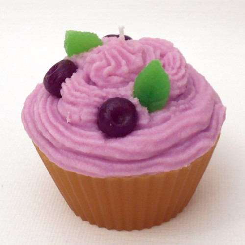 Svíčka borůvkový cupcake — foto 4