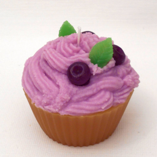 Svíčka borůvkový cupcake — foto 3