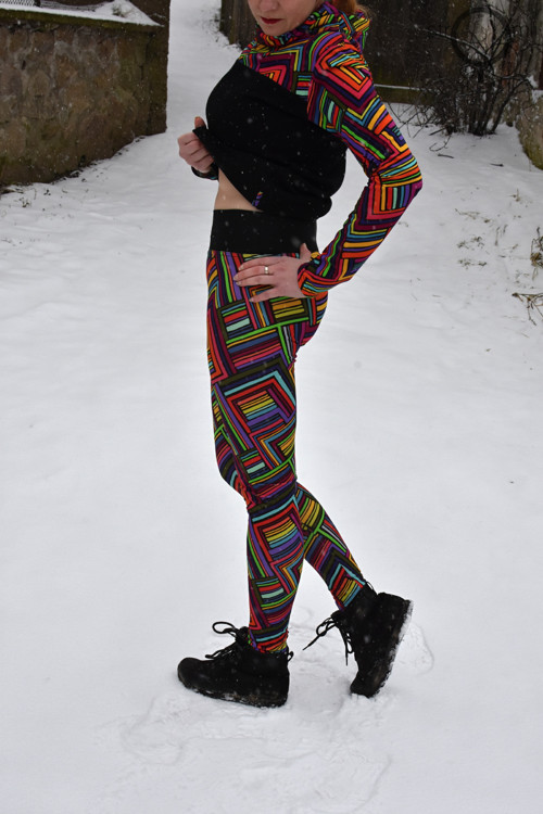 Legíny strakaté vel. XL-XXL — foto 4