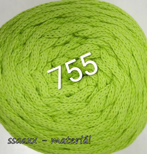 Příze Macrame Cotton ~ světle zelená 755 — foto 2