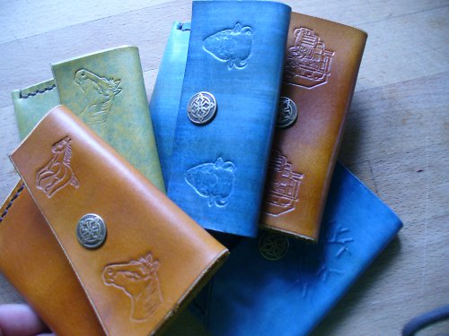 Handmade-KERTAG® kožená peněženka MALÁ — foto 3