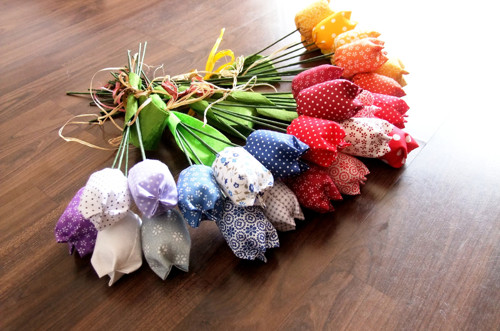 Tulipány látkové set č.4 — foto 2