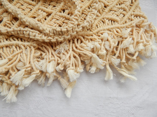 MACRAMÉ - krémová kabelka - sleva z 290 — foto 6