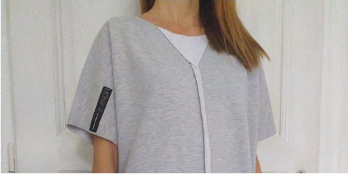 ŠEDÉ oversize ŠATY — foto 4