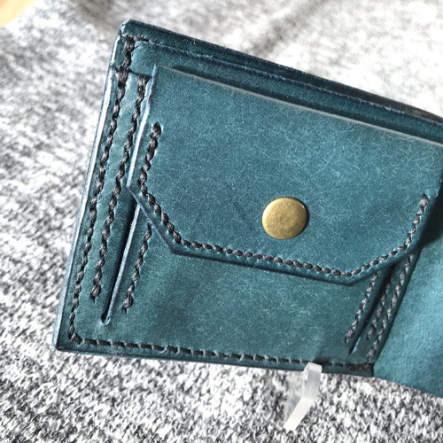 Pánská s mincovkou - Aqua — foto 2