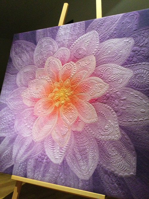 Flower no. 3... /quilt art — foto 3