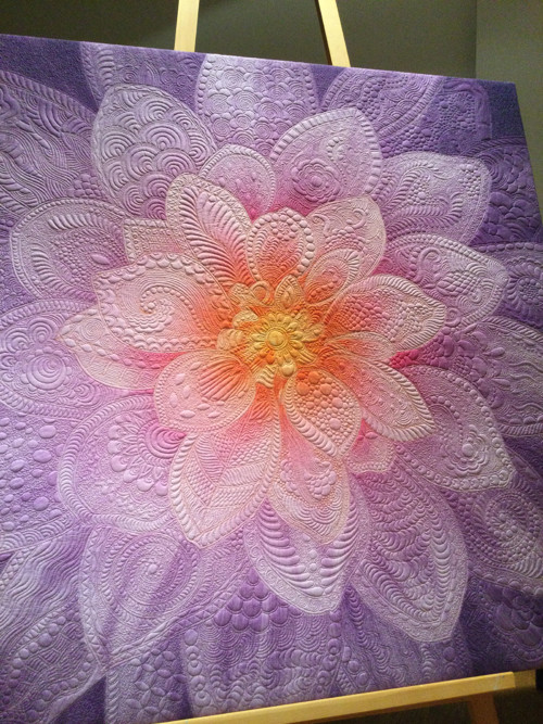 Flower no. 3... /quilt art — foto 4