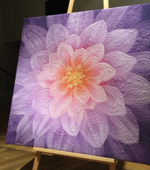 Flower no. 3... /quilt art — foto 5