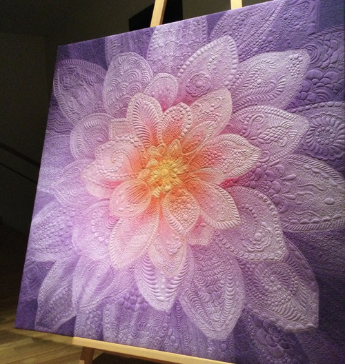 Flower no. 3... /quilt art — foto 2