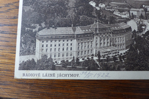 Pohlednice Lázně Jáchymov, 1927 — foto 4