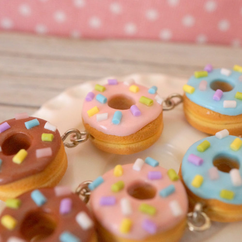 Donutkové náušnice — foto 4