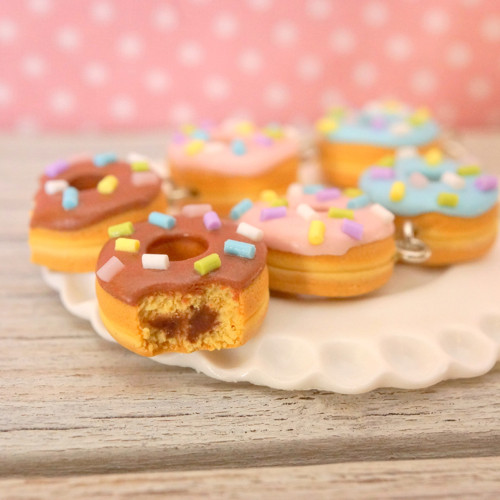 Donutkové náušnice — foto 2