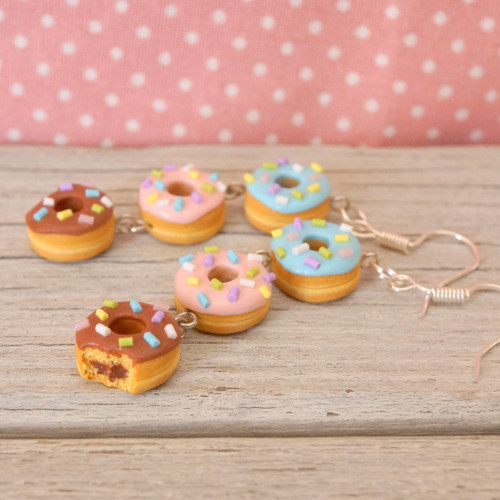 Donutkové náušnice — foto 5