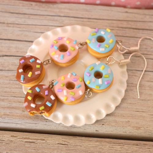 Donutkové náušnice — foto 3