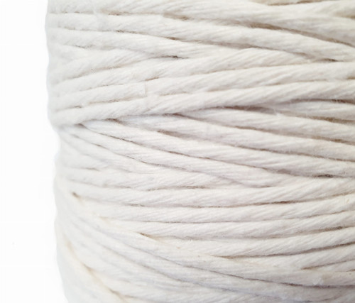 Macrame příze 5mm/500m - barva natural — foto 2