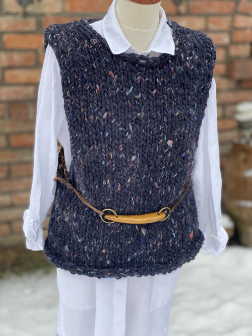 Vesta tmavě modrá — foto 2