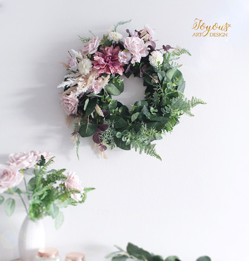 Luxusní Boho květinový věnec — foto 2