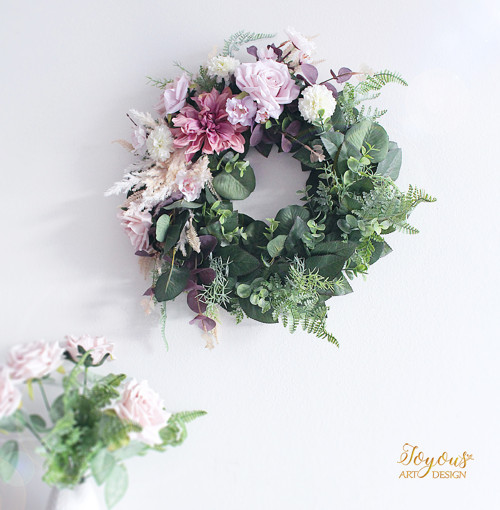 Luxusní Boho květinový věnec — foto 3
