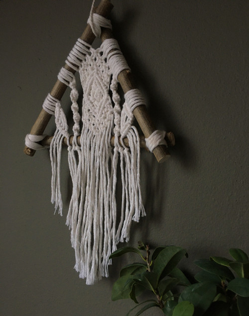 Macramé trojúhelník — foto 3