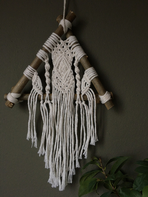 Macramé trojúhelník — foto 2