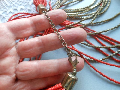 Etno, boho vintage korále — foto 3