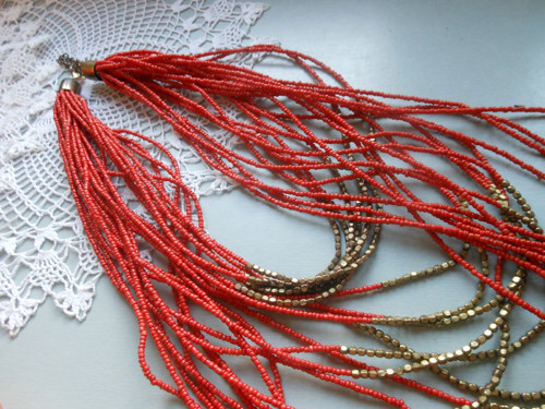 Etno, boho vintage korále — foto 4