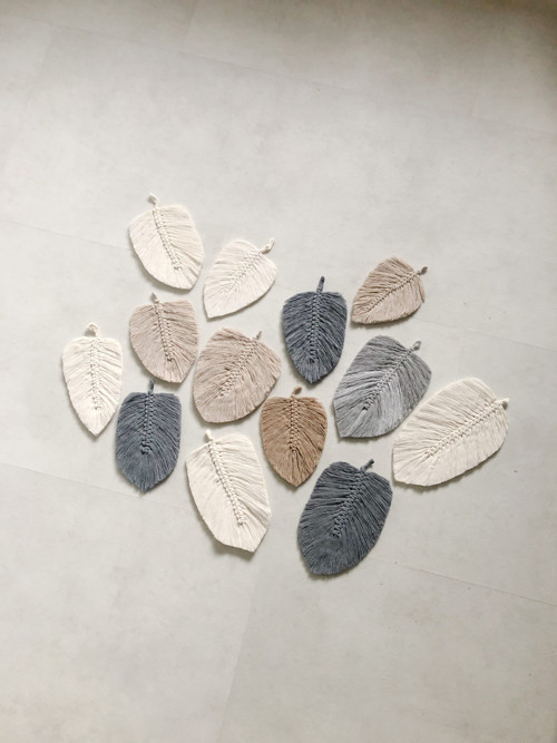 Macramé listy — foto 3