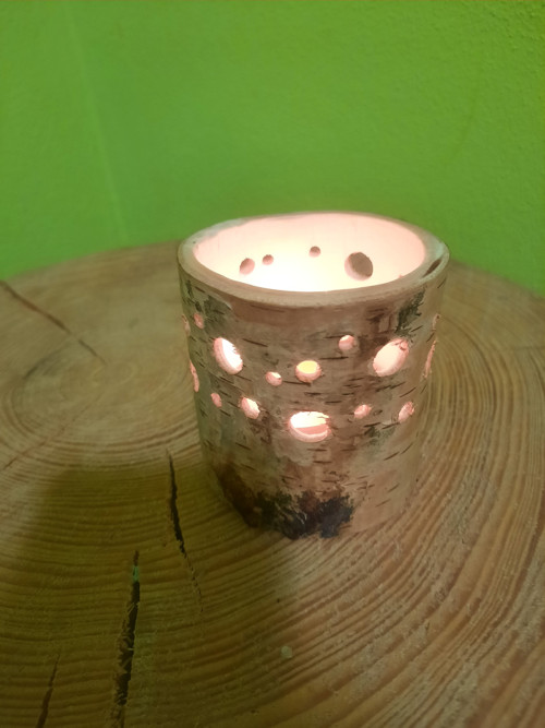 Svícen bříza otvory — foto 3