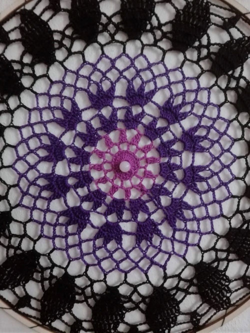 Krajka v kruhu - mandala — foto 2