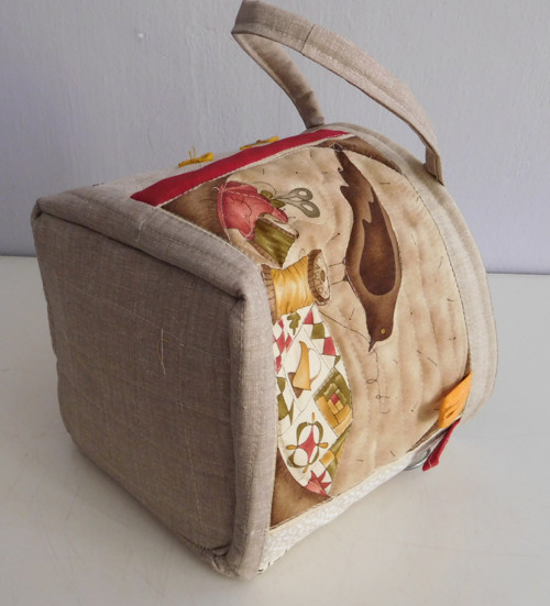 Vymazlený košík - patchwork — foto 6