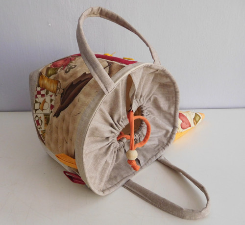 Vymazlený košík - patchwork — foto 5