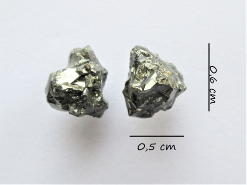 Náušnice z minerálů-Pyrit Mini — foto 2