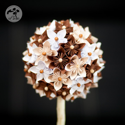Kusudama strom v květináči — foto 3