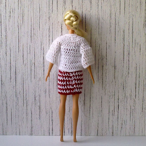 Oblečky pro Barbie - šaty, kabátek — foto 6