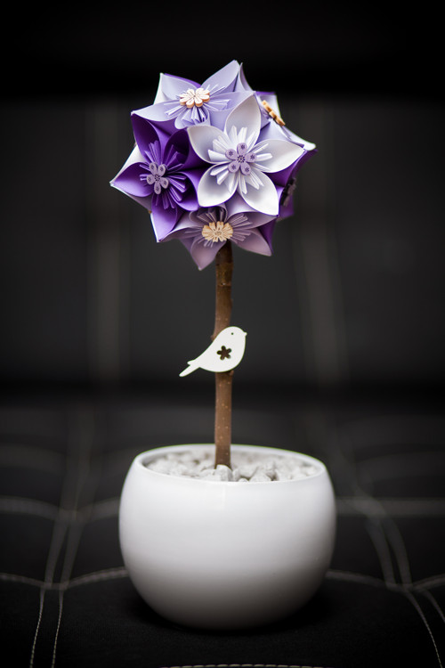 Kusudama strom v květináči — foto 2